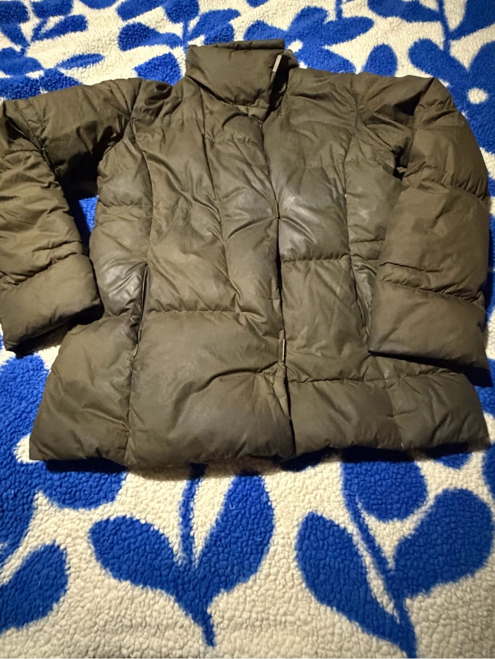 MeXX Women’s Olive Green Puffer Jacket - Warm Winter Coat
